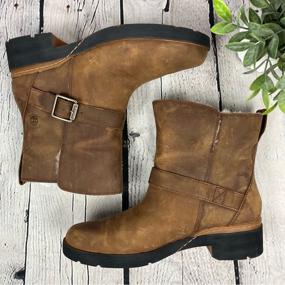 NIB Timberland Graceyn Waterproof Chukka Biker Boots Sz 10 - Picture 4 of 13